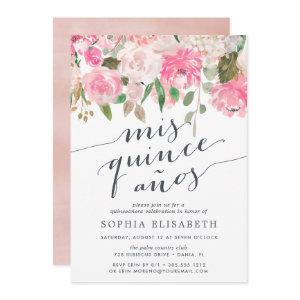Midsummer Floral | Elegant Watercolor Quinceanera