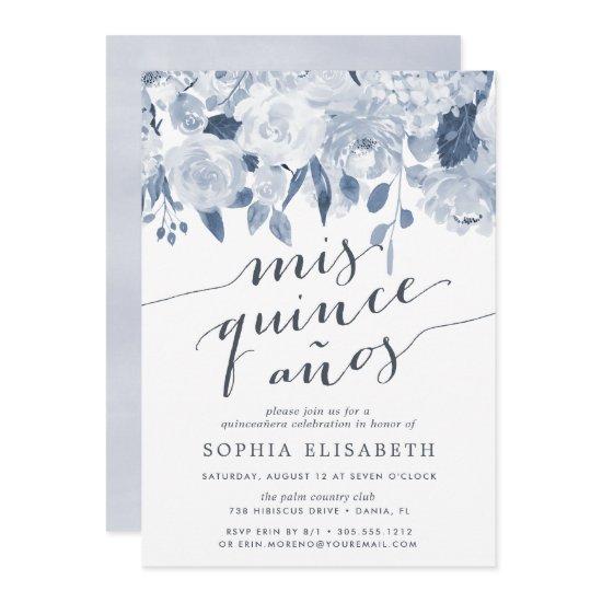 Midsummer Floral | Elegant Watercolor Quinceanera