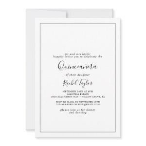 Minimalist Quinceañera