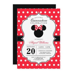 Minnie Mouse | Red & White Polka Dot Quinceañera