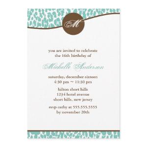 Mint Leopard Print Birthday