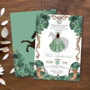 Mint Roses Charra Light Green Vestidos Quinceanera