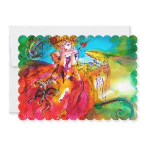 MIRANDOLINA MASQUERADE BALL yellow brown red green