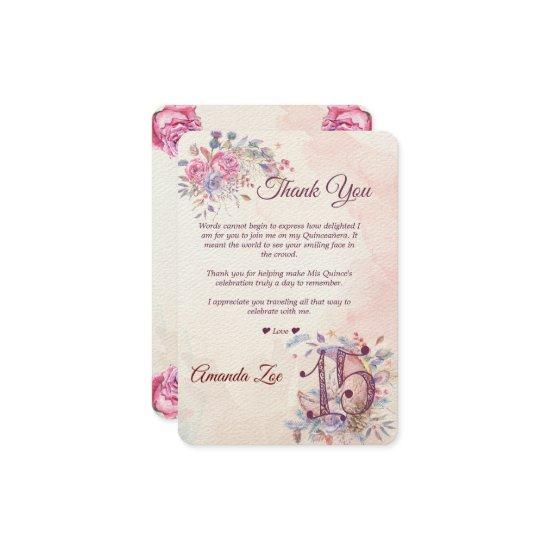 Mis 15 Thank you Note
