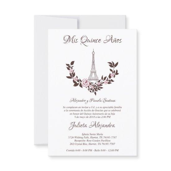 Mis Quince años Diseño Floral París