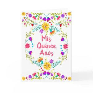 Mis Quince Anos Mexican Fiesta Floral Quinceanera