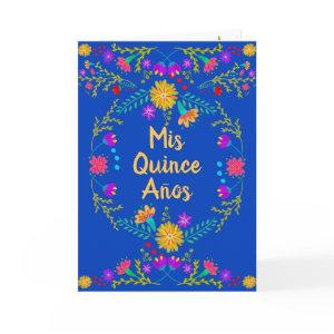 Mis Quince Anos Mexican Royal Blue Quinceanera