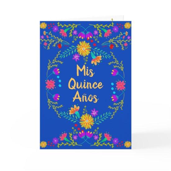 Mis Quince Anos Mexican Royal Blue Quinceanera