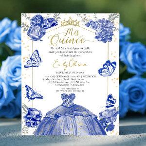 Mis Quince Budget  Royal Blue Dress