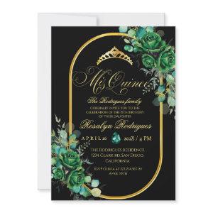 Mis Quince Emerald Green flowers 15th Birthday
