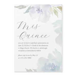 Mis Quince Floral 15 Years Birthday Quinceañera Magnetic