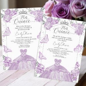 Mis Quince  Bilingual Lavender Dress