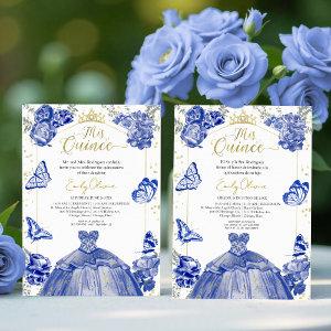 Mis Quince  Bilingual Royal Blue Dress