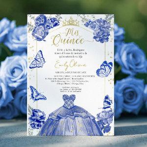 Mis Quince  Spanish Royal Blue Dress