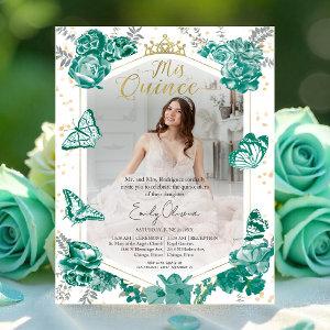 Mis Quince Photo Budget  Emerald Green