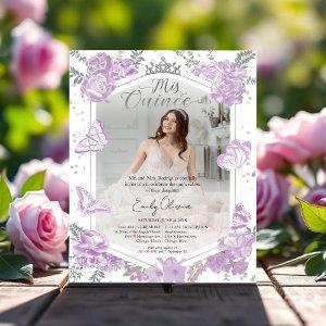 Mis Quince Photo Budget  Lavender Floral