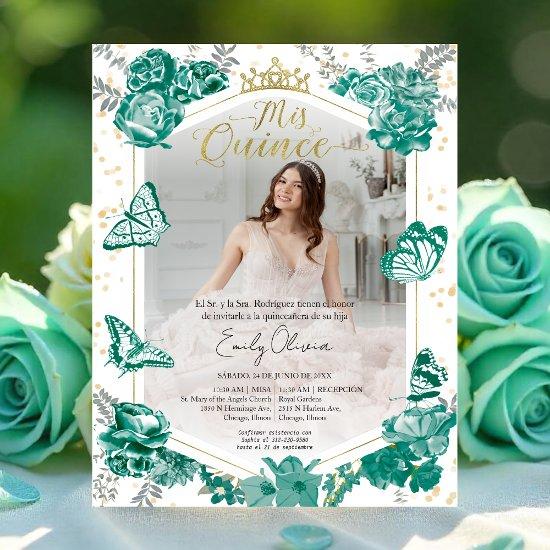 Mis Quince Photo Budget  Spanish Green