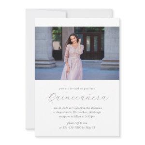 Modern Blush Quinceañera 15 Year Birthday Photo