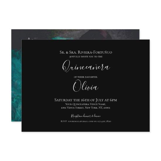 Modern Elegant Quinceanera 15th Birthday Photo
