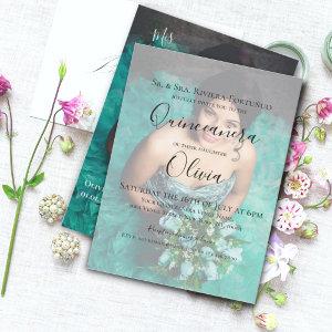 Modern Elegant Quinceanera 15th Birthday Photo