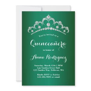 Modern Formal Emerald Green Quinceanera