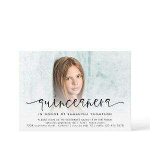 Modern Photo Overlay Script Quinceañera