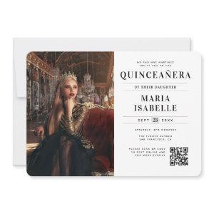 Modern Princess Photo QR Code Quinceañera