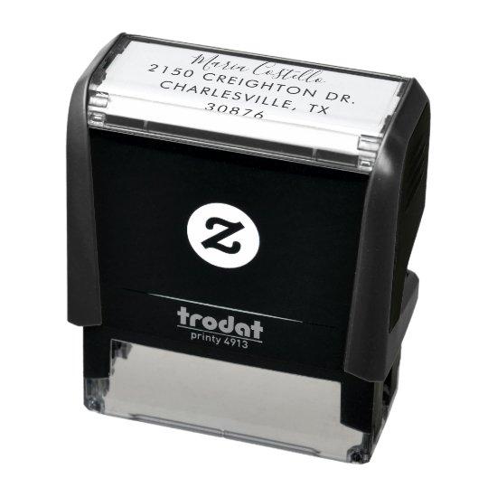 Modern Script Minimalist 15th Birthday Self-inking Stamp
