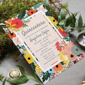 Modern Tropical Floral | Quinceañera