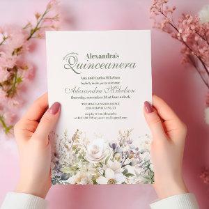 Modern Wildflower Quinceanera