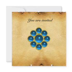 MON sapphire blue parchment