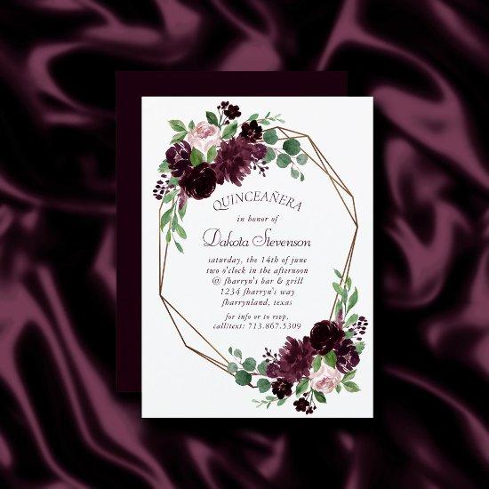 Moody Passions | Dramatic Purple Wine Birthday