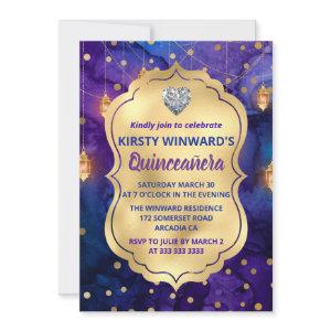 Mystic Marrakesh Night Lanterns Bokeh Quinceañera