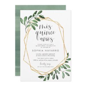 Natural Greenery | Watercolor Quinceanera