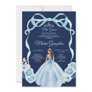 Navy and Blue Princess Mis Quince 16th Birthday