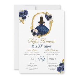 Navy blue Quinceanera