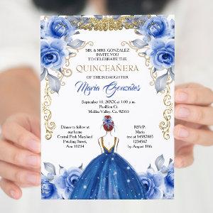 Navy Blue Quinceanera