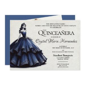 Navy Blue Quinceañera