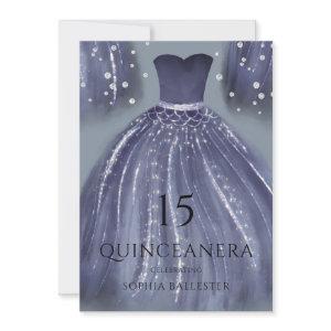 Navy Under The Sea Mermaid Dress Quinceanera