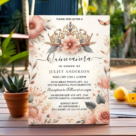 New Tiara Family Latina Girly Spanish Quinceanera