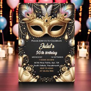 New Tutu Black Gold Chic Masquerade 50th Birthday