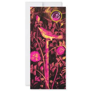 NIGHTINGALE,ROSES MONOGRAM, Pink Black Programme