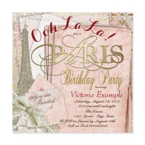 Ooh La La Vintage Paris Birthday Party