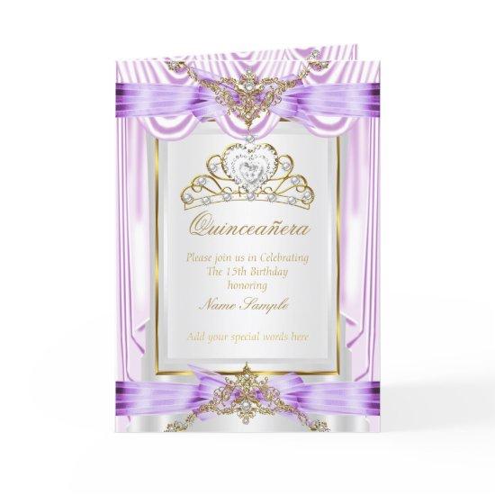 Order Quinceanera lilac purple