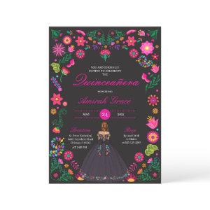 Otomi Embroidery Princess Quinceañera