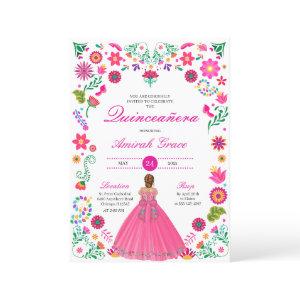 Otomi Embroidery Princess Quinceañera