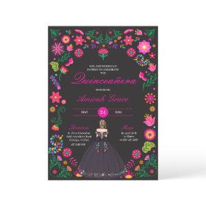 Otomi Embroidery Princess Quinceañera