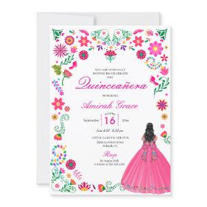 Otomi Mexican Embroidery Quinceañera