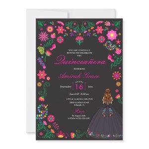 Otomi Mexican Embroidery Quinceañera