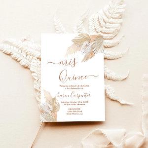 Pampas Grass Boho Quinceanera